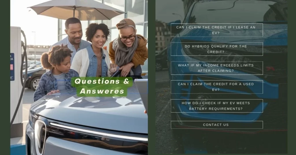 Clean Vehicle Credit 2025: 5 FAQs Answered by IRS Experts