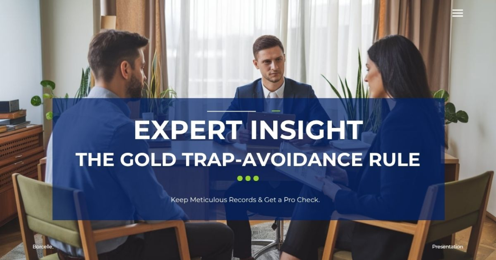 Expert Insight The Gold Trap-Avoidance Rule