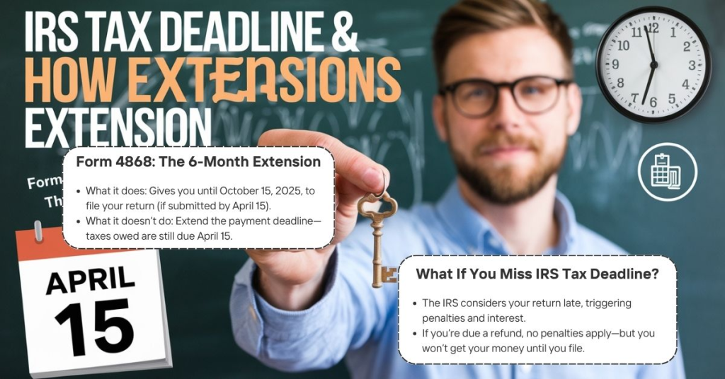 Key - IRS Tax Deadline & How Extensions Work