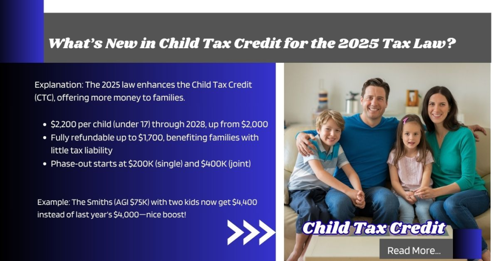 New in Child Tax Credit for the 2025 Tax Law