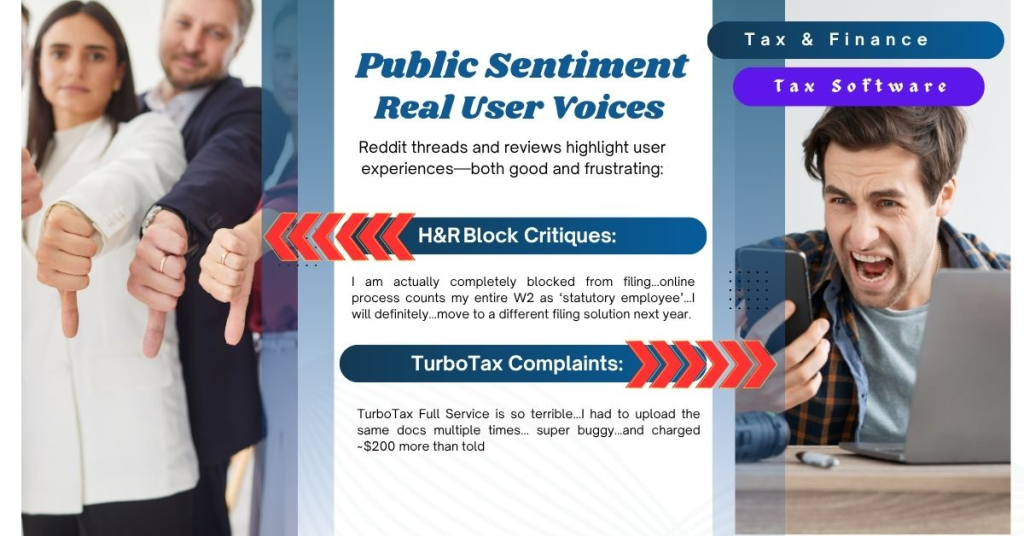 TurboTax vs H&R Block: Public Sentiment Real User Voices