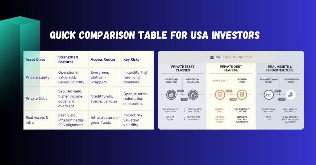 Quick Comparison Table for USA investors