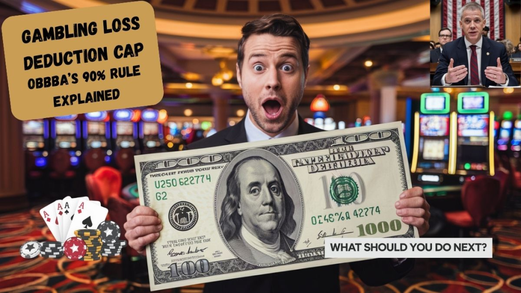 Gambling Loss Deduction Cap: OBBBA’s 90% Rule Explained