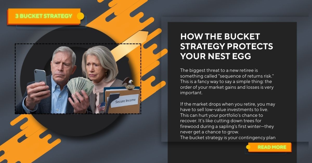 Retirement bucket strategy protecting nest egg during market volatility