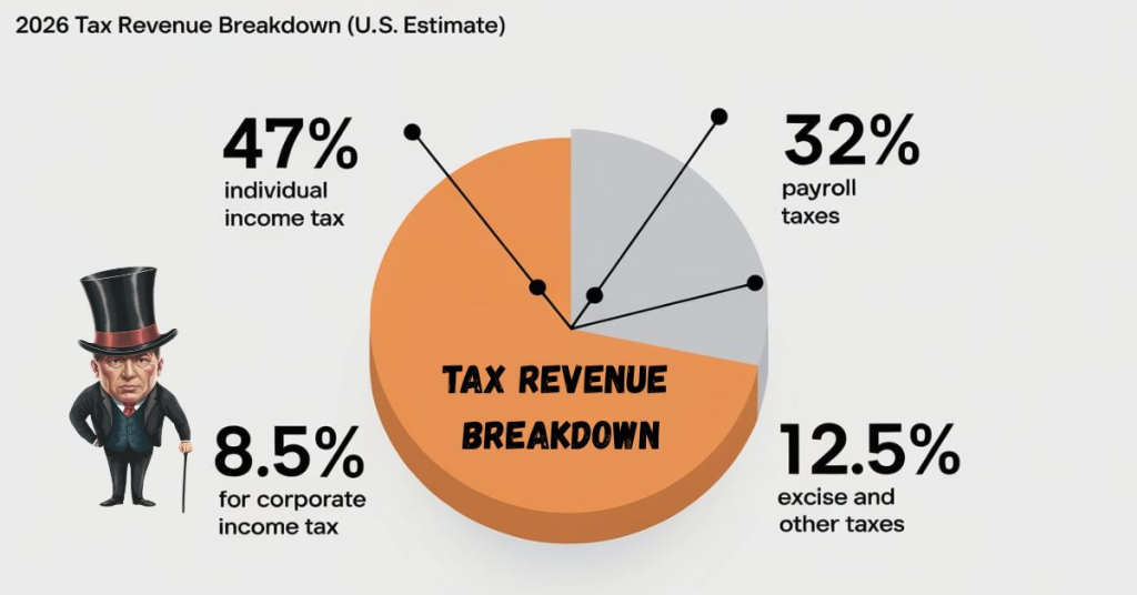 2026 Tax Guide - Revenue Breakdown (U.S. Estimate)