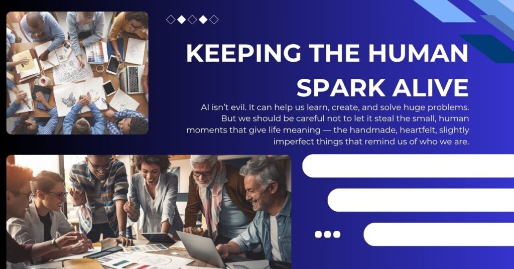 AI Killing The Magic - Team of creators working together to preserve human creativity — keeping the spark alive in digital age