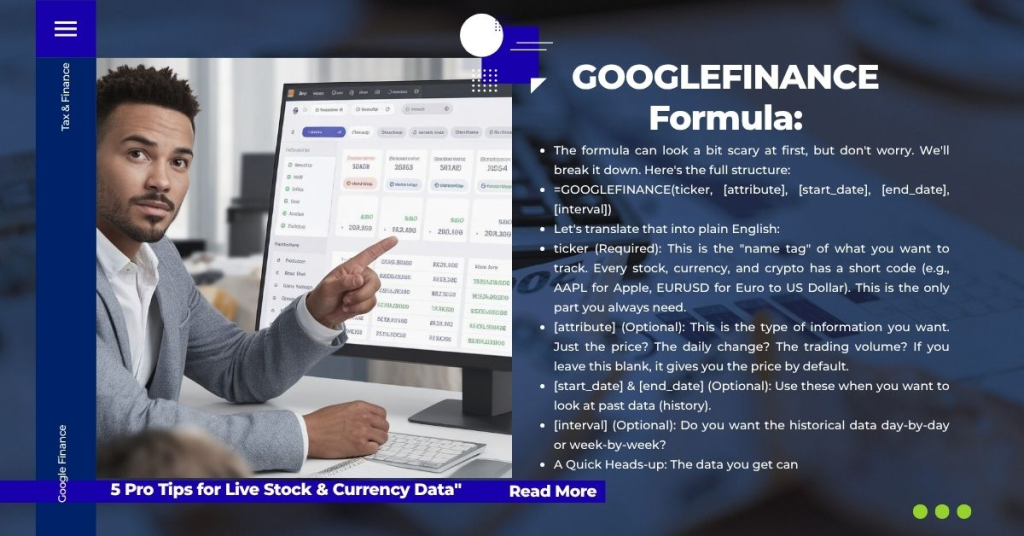 GOOGLEFINANCE Formula - 5 Pro Tips for Live Stock & Currency Data