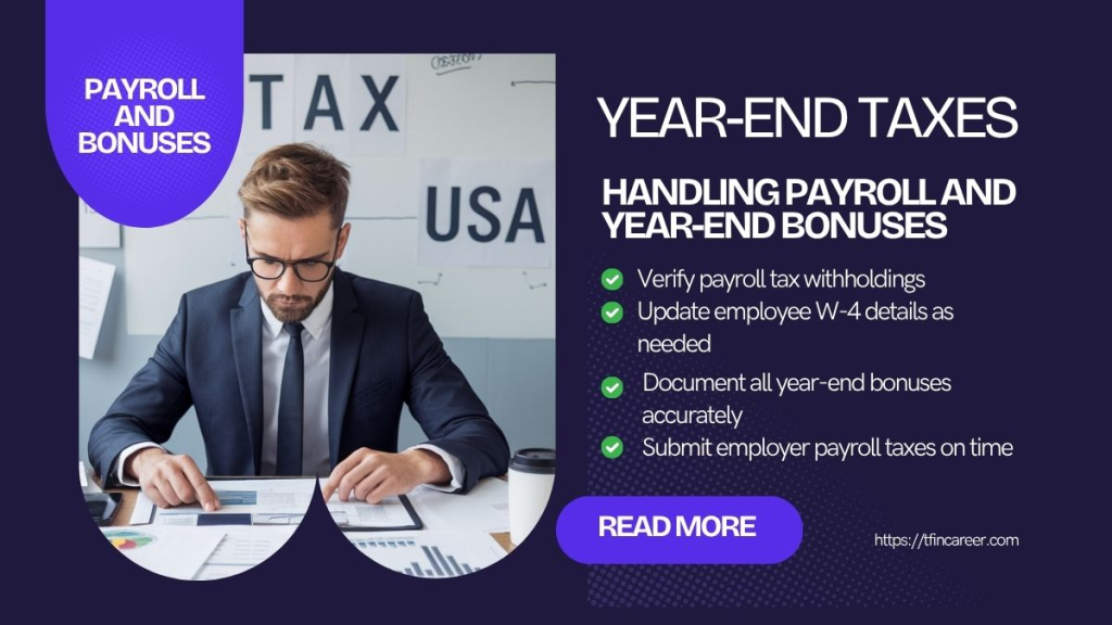 Year-End Taxes Planning - Handling Payroll and Year-End Bonuses
