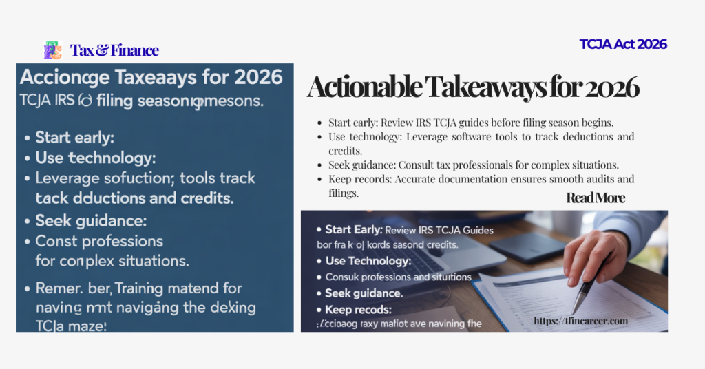 2026 TCJA training - Actionable Takeaways for 2026