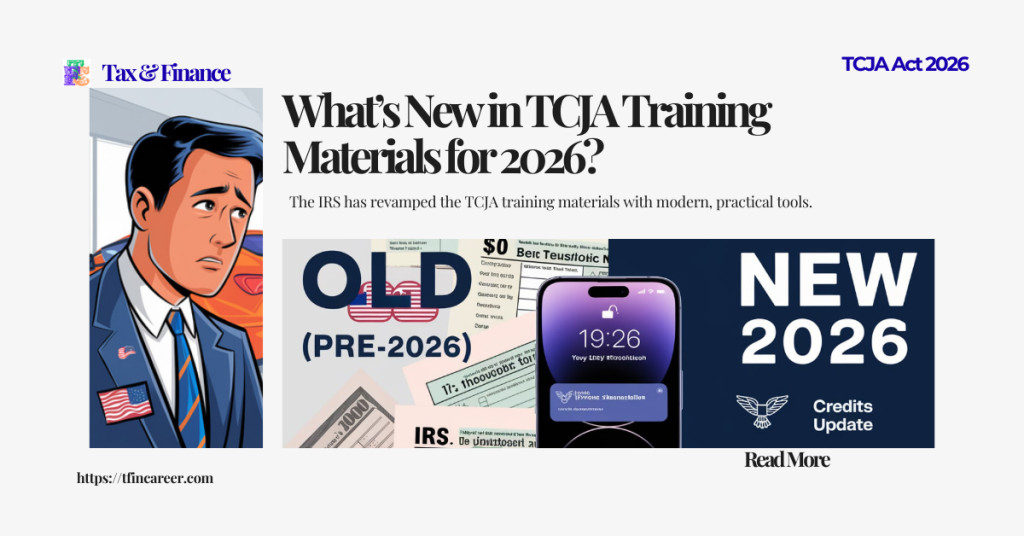 What’s New in TCJA Training Materials for 2026