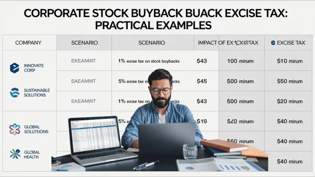 Corporate Stock Buyback Excise Tax: Practical Examples