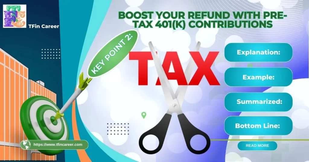 Boost Your Refund with Pre-Tax 401(k) Contributions