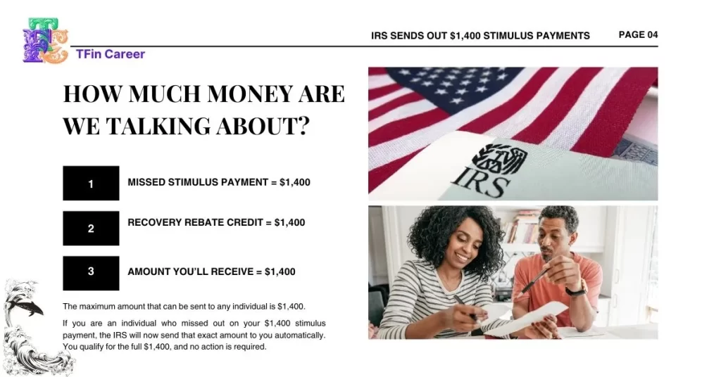 $1,400 Stimulus Payments: How Much Money Are We Talking About?