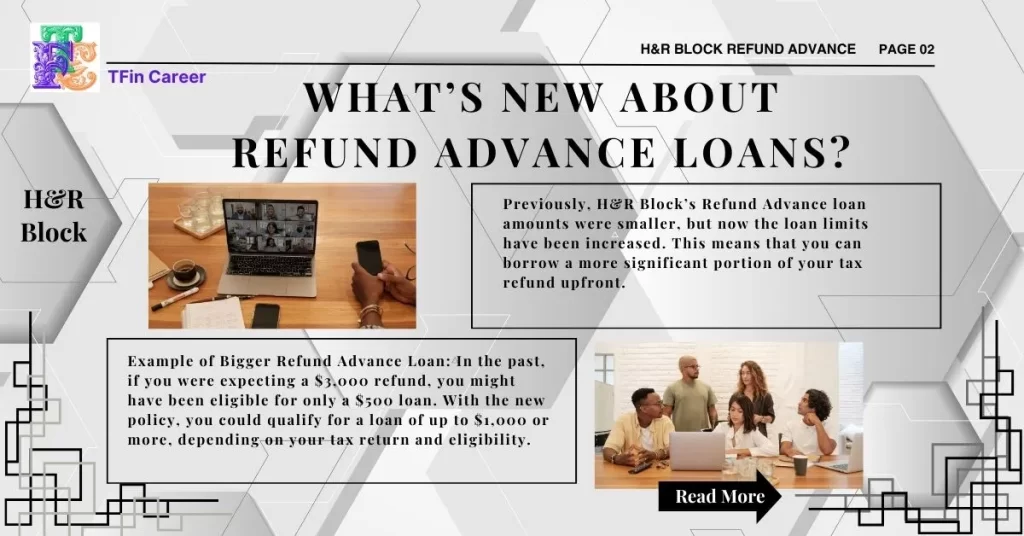 What’s New About Refund Advance Loans?