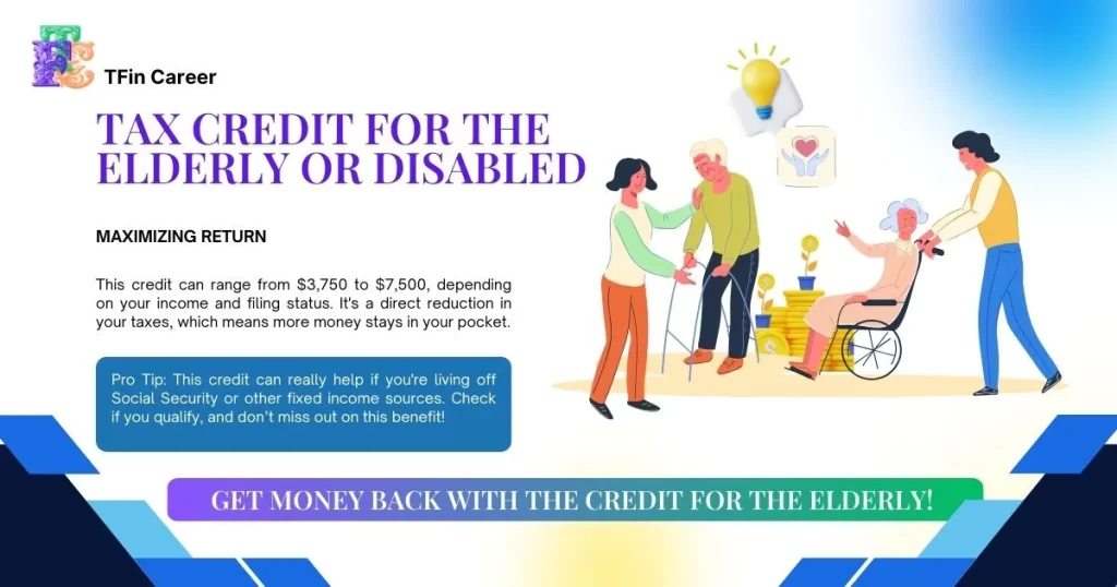 Tax Breaks for 50+: Tax Credit for the Elderly or Disabled