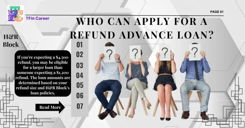 H&R Block: Who Can Apply for a Refund Advance Loan?