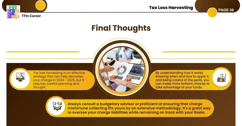 Final Thoughts About Tax Loss Harvesting