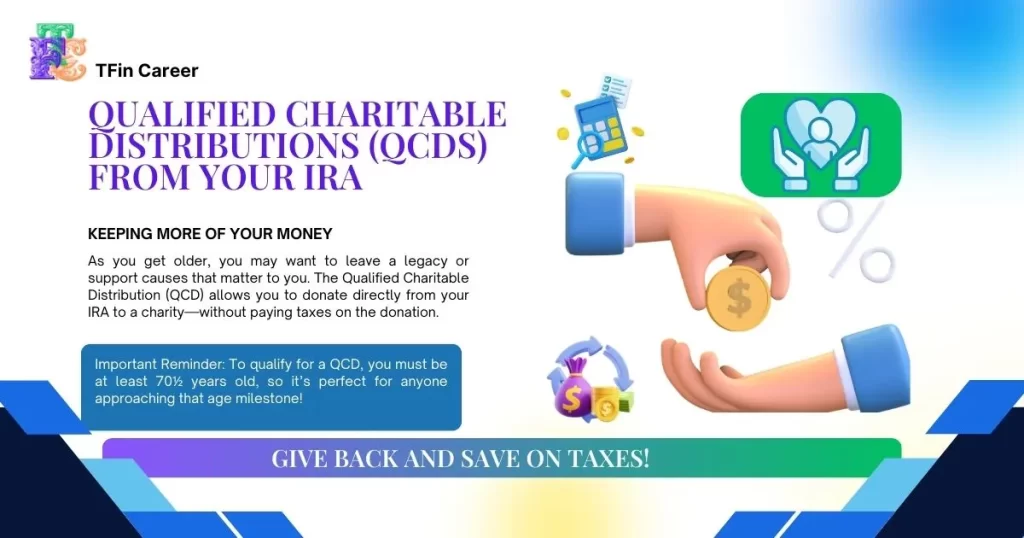 Tax Breaks for 50+: Qualified Charitable Distributions (QCDs) from Your IRA