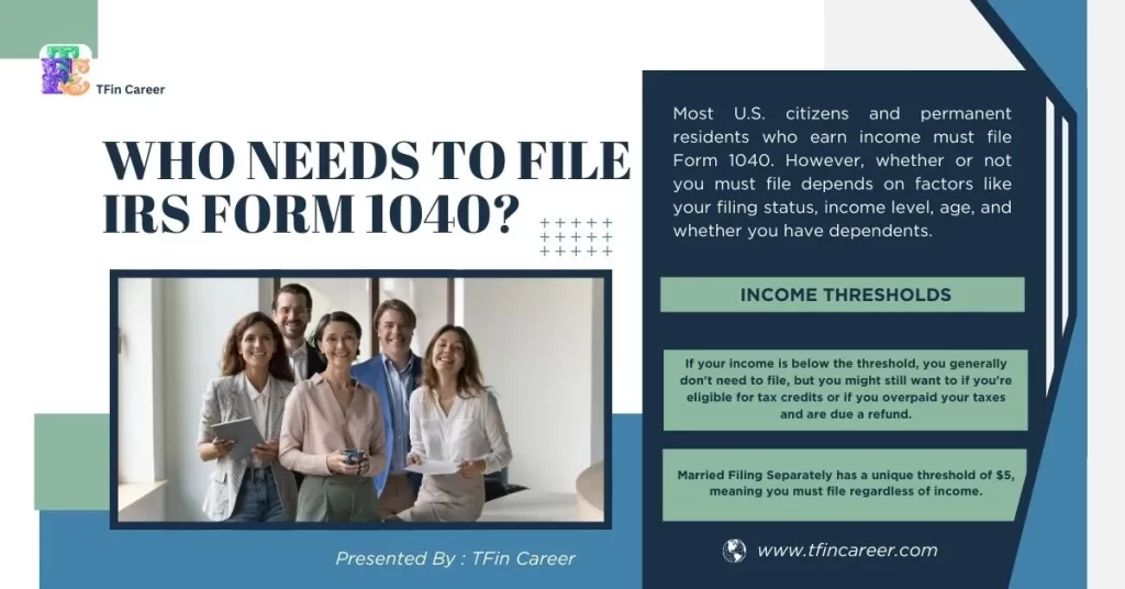 Who Needs to File IRS Form 1040?