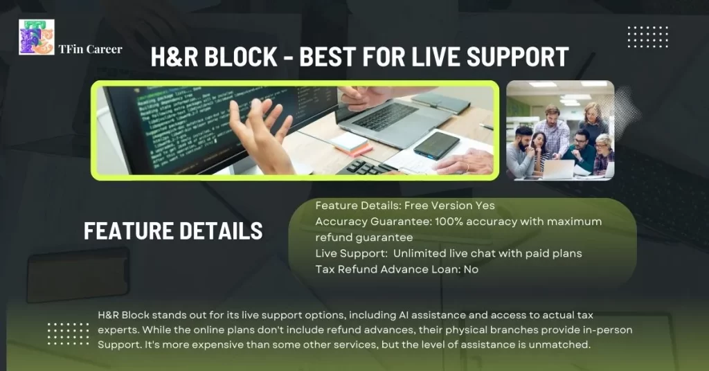 The Best Tax Software 2025: H&R Block - Best for Live Support