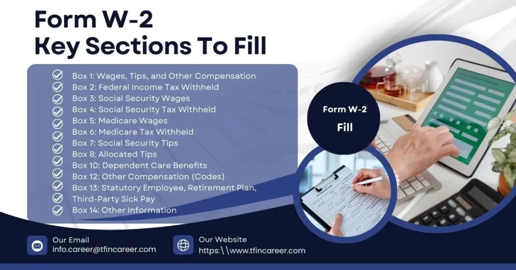 Key Sections of Form W-2