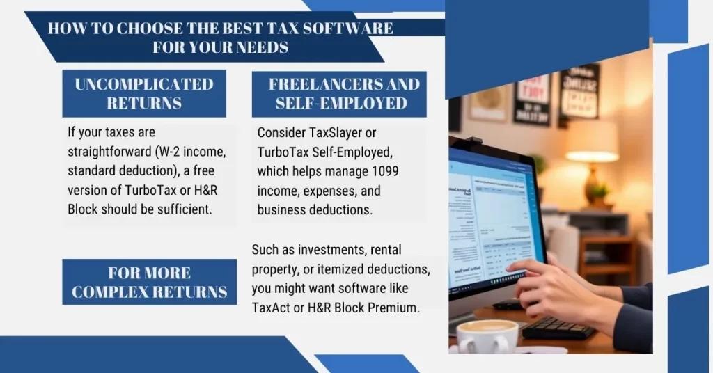 How to Choose the Best Tax Software for Your Needs