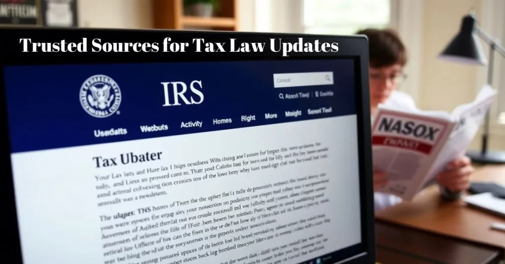 Trusted Sources for Tax Law Changes