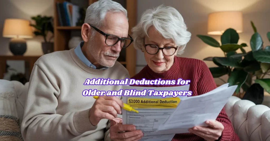 Additional Deductions for Older and Blind Taxpayers