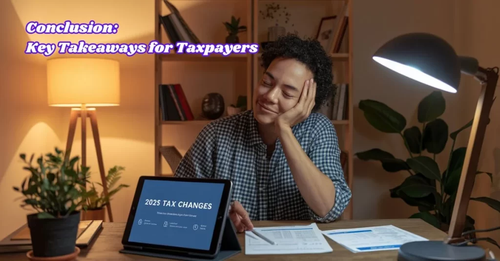 Conclusion: Tax Rates and Key Takeaways for Taxpayers