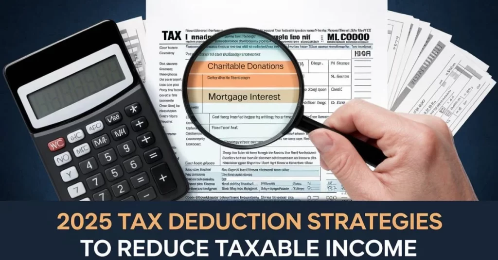 2025 tax deduction strategies to reduce taxable income