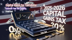 Capital Gains Tax Calculator 2025-2026: Estimate Your IRS Liability (Free Tool)