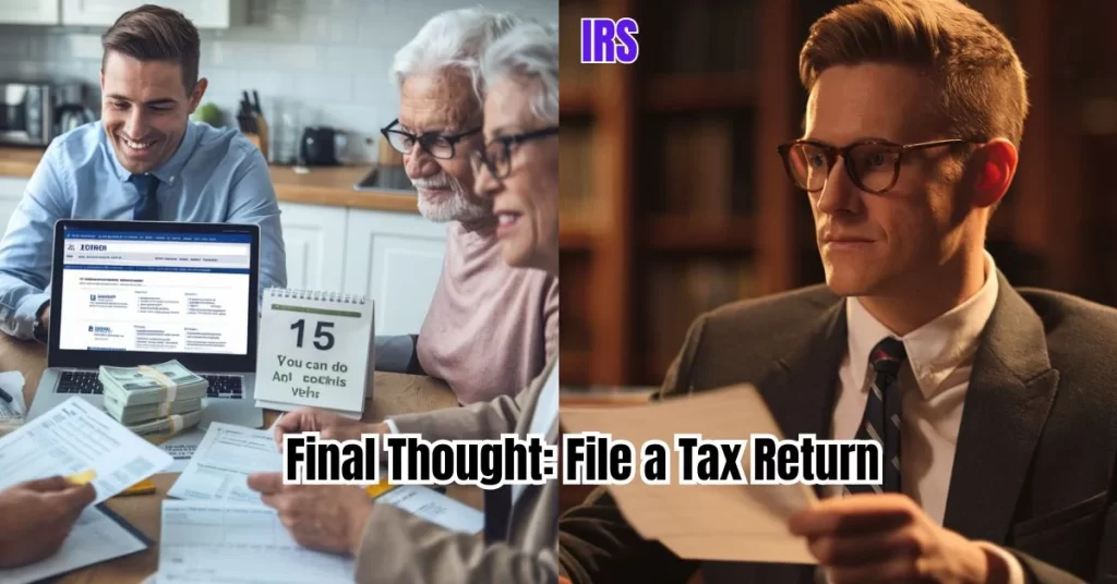 Final Thought: File a Tax Return
