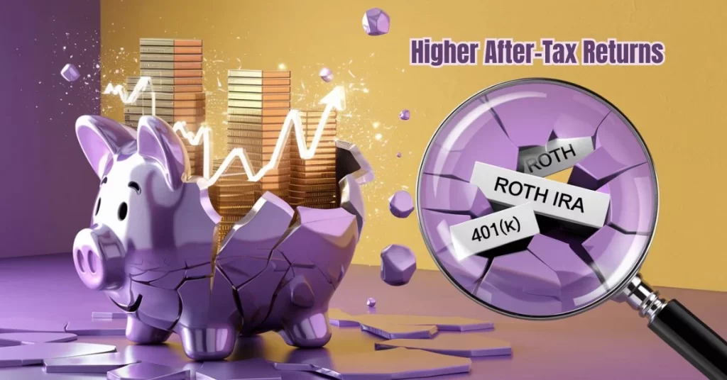 Stock market gains after income tax elimination vs. hidden retirement account changes