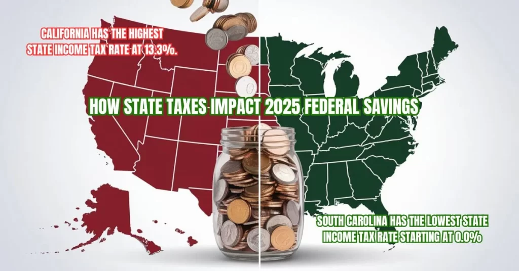 How state taxes impact 2025 federal savings