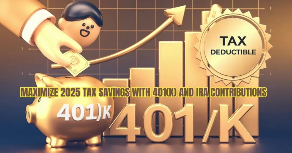 Maximize 2025 tax savings with 401(k) and IRA contributions