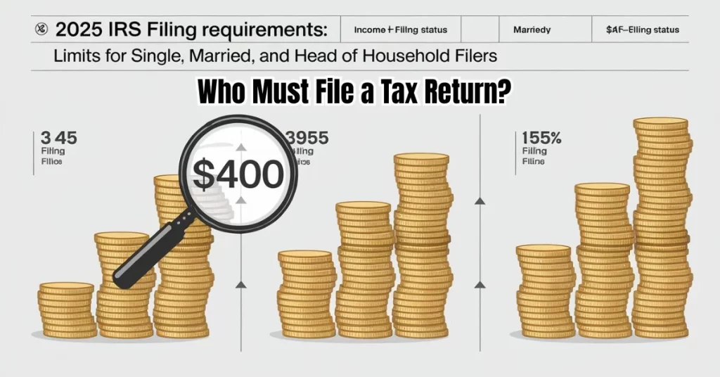 2025 IRS filing requirements: Income limits for Single, Married, and Head of Household filers