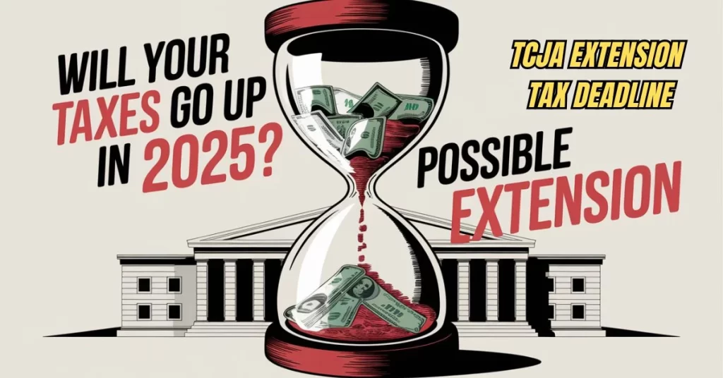 HOURGLASS VISUAL SHOWING URGENCY OF 2025 TCJA TAX CUT EXPIRATION