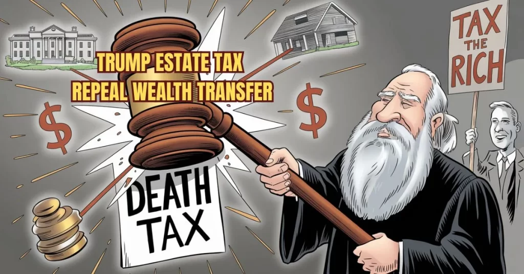 SYMBOLIC REPRESENTATION OF ESTATE TAX REPEAL DEBATE