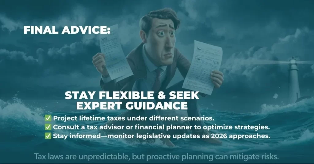 Taxes Could High in 2026: Final Advice Stay Flexible & Seek Expert Guidance