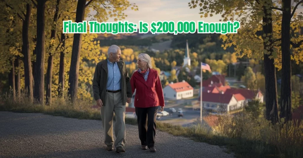 $200,000 in Retirement: Final Thoughts Is $200,000 Enough