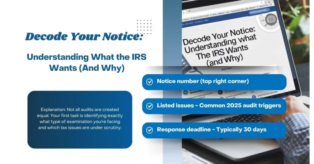 IRS Audit 2025: Decode Your Notice