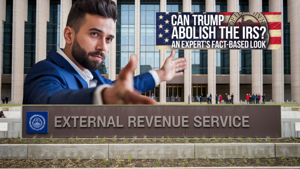 Can Trump Abolish the IRS? an Expert's Fact-Based look 5 Can President Trump Abolish the IRS - an Expert's Fact-Based look