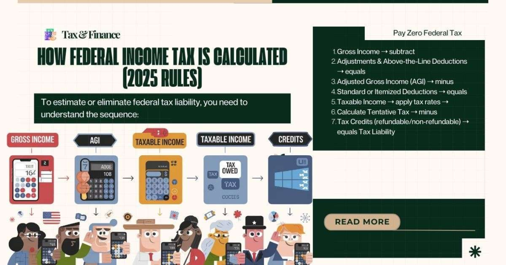 How Federal Income Tax Is Calculated (2025 Rules)