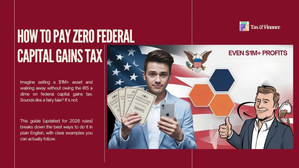 How to Pay Zero Federal Capital Gains Tax on $1M+ Profits