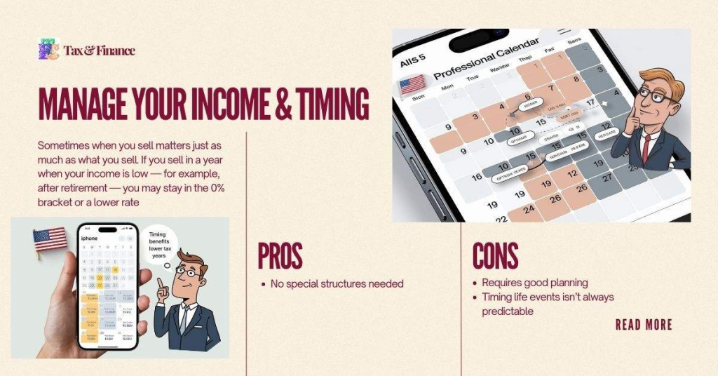 Manage Your Income & Timing