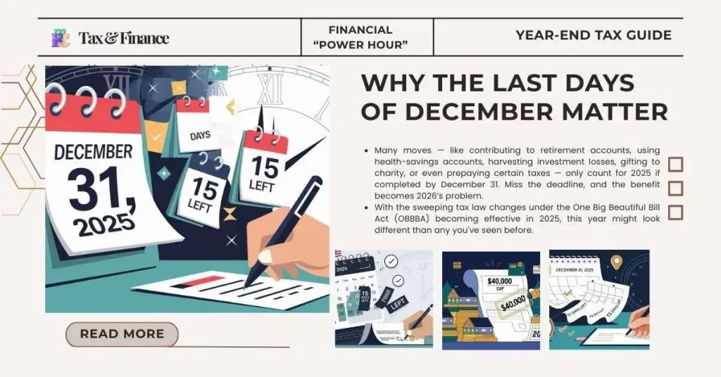 Why the Last Days of December Matter
