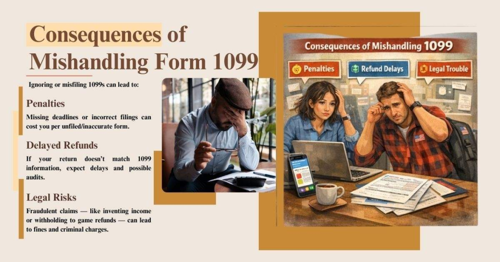 Consequences of Mishandling Form 1099