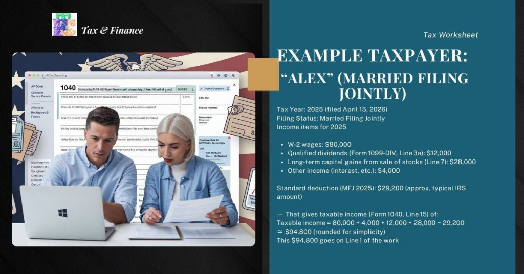 Example Taxpayer - Alex (Married Filing Jointly)
