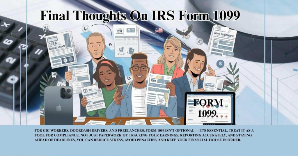Final Thoughts On IRS Form 1099