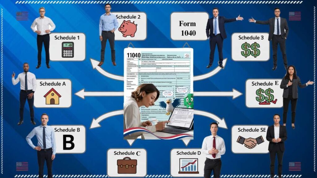 Form 1040 Tax Schedules Guide — How to File by April 15, 2026 - Feature Image